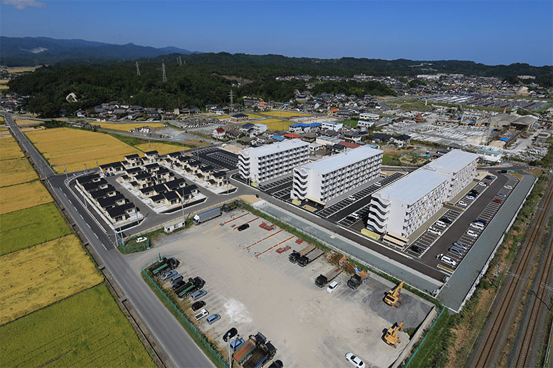 災害公営住宅四倉団地新築工事 災害公営住宅四倉団地新築工事